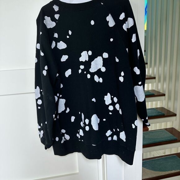 Marc Jacobs black and white paw print pullover sweatshirt. Size large - Picture 7 of 7